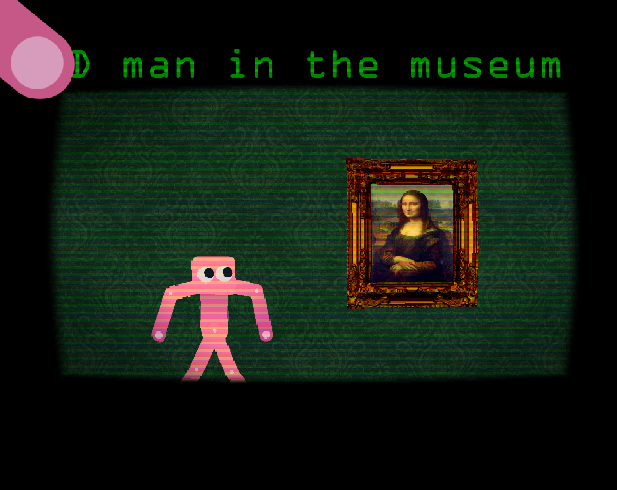 D man in the Museum cover