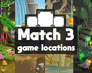 Match-3 Puzzle Game Asset Pack & Unity Background