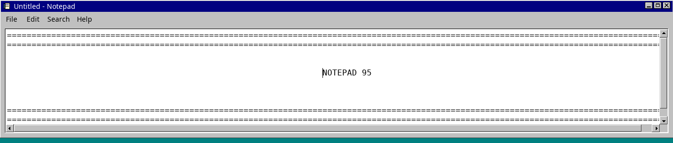 Notepad 95