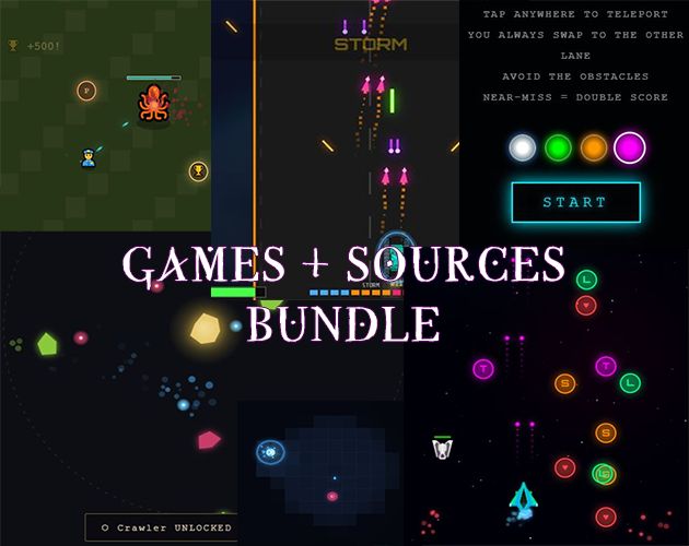 Vanilla JS Game Pack 2026