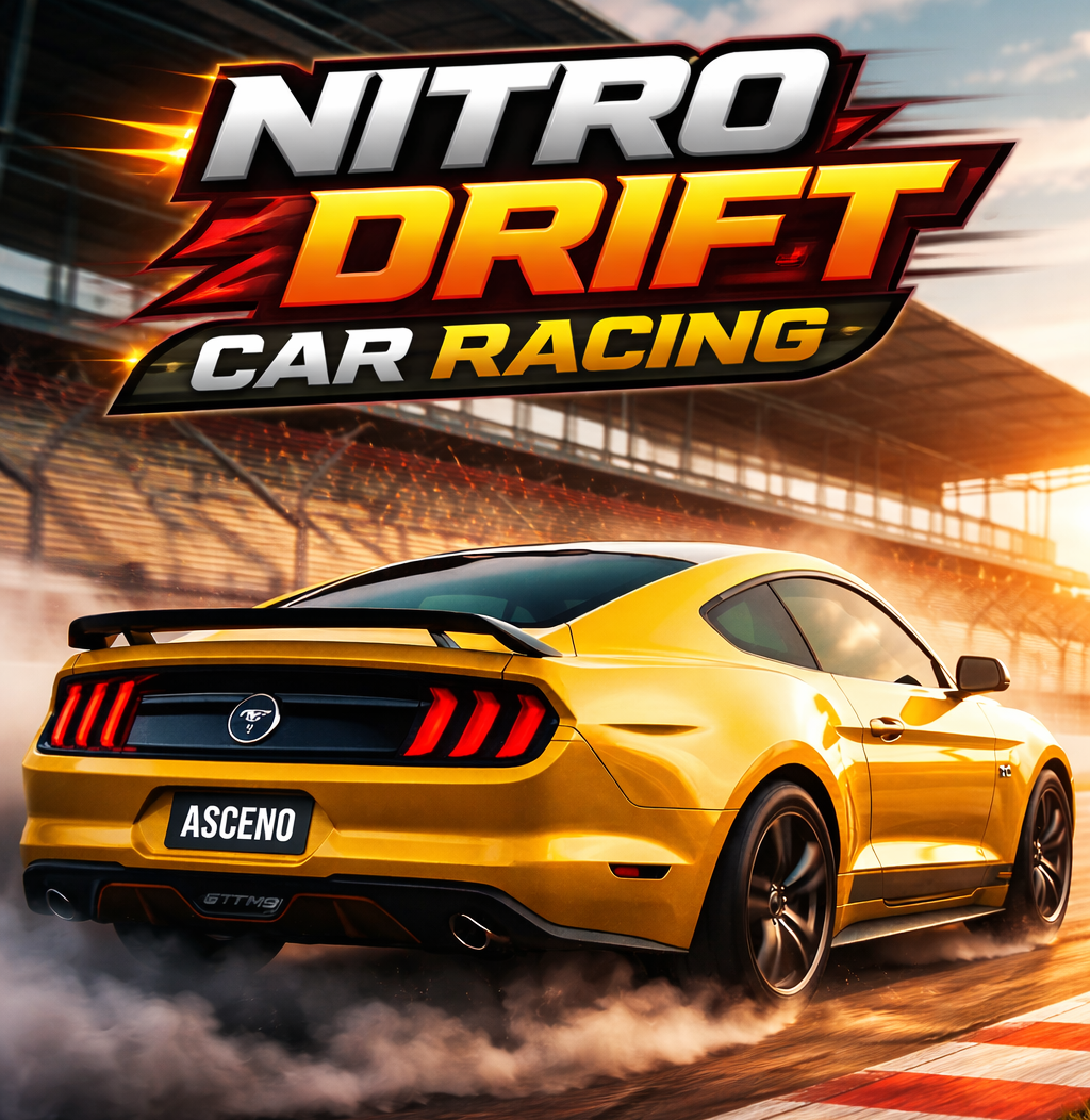 Car Racing Through Rift Nitro Drift Car Racing by Asceno