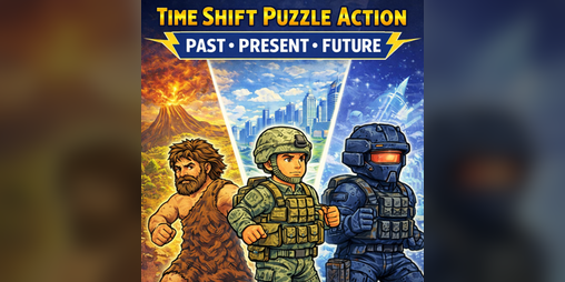 Cover image for Time Shift Puzzle Action: Past, Present, Future