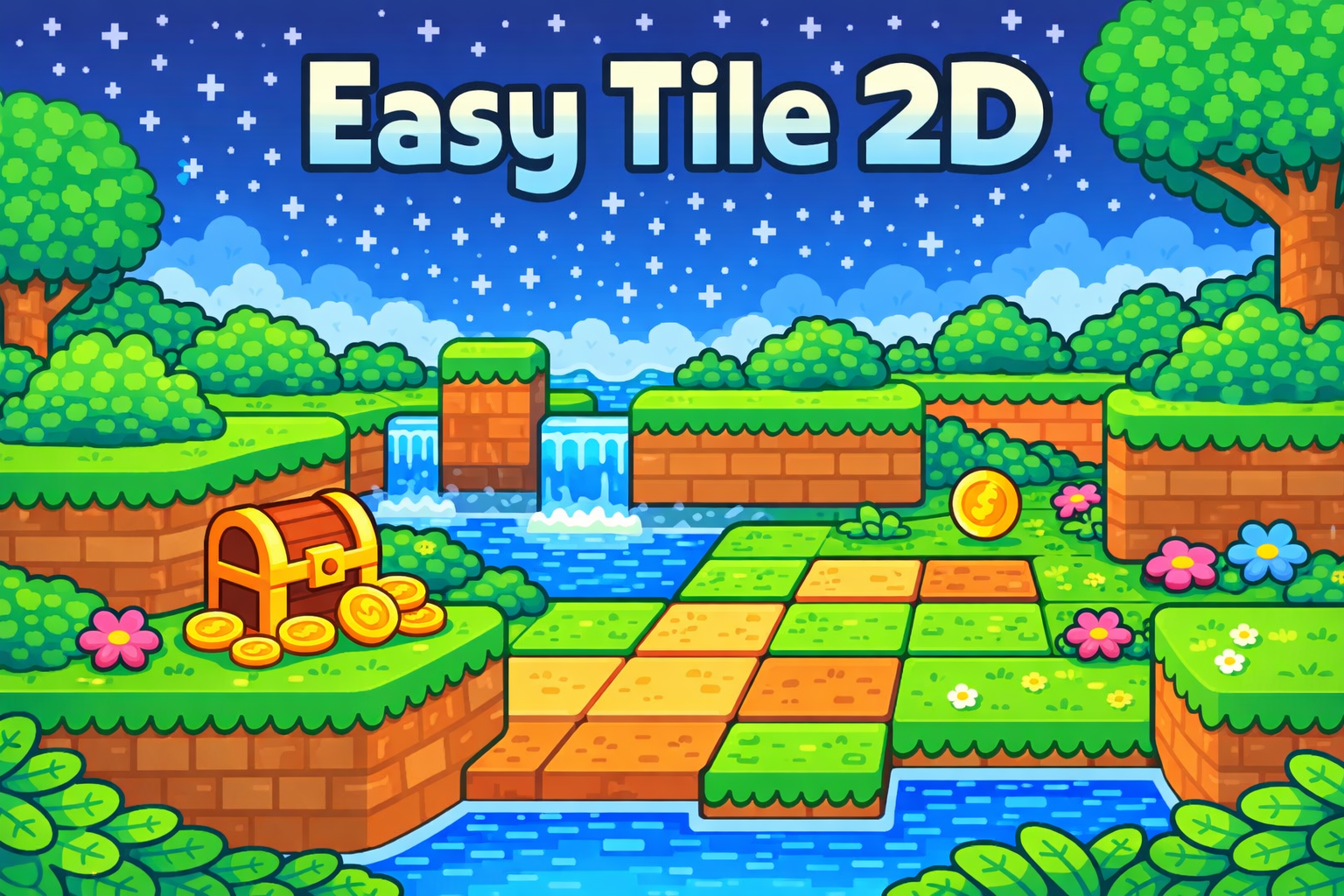 Easy Tile 2D - Pygame tool & Tile Map/UI Asset Creation