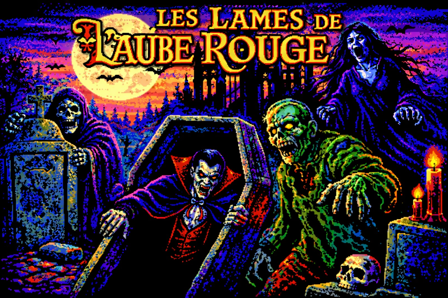 Cover image for Les Lames de l'Aube Rouge -CPC