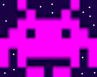 Space Invaders Negative Space Invaders by Tecnodragon