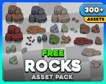 Rocks - Asset Pack (32x32) by Klyssilla