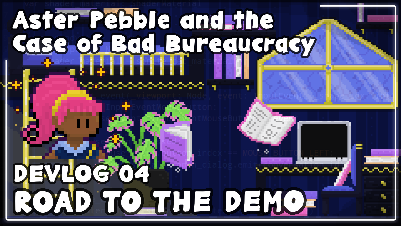 Aster Pebble Devlog #04 - Road to the Demo - Aster Pebble and the Case ...