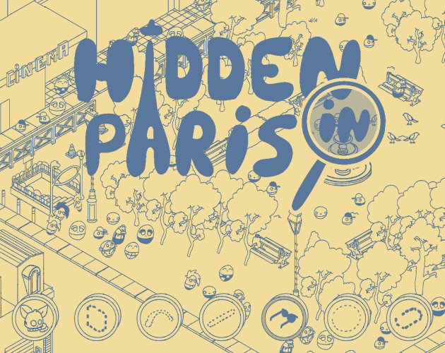 Cover image for Hidden in Paris