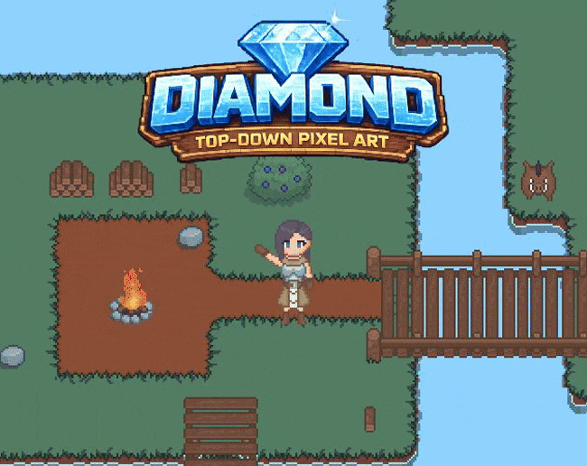 Diamond - Top Down Pixel Art Pack by Dotmancer