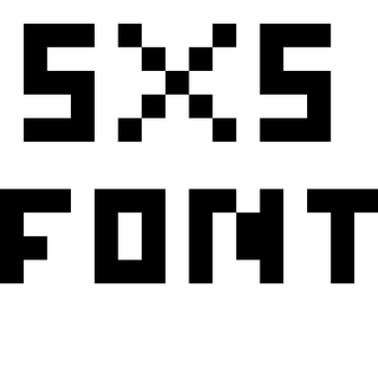 Font 5x5 by Bits&Soul studio