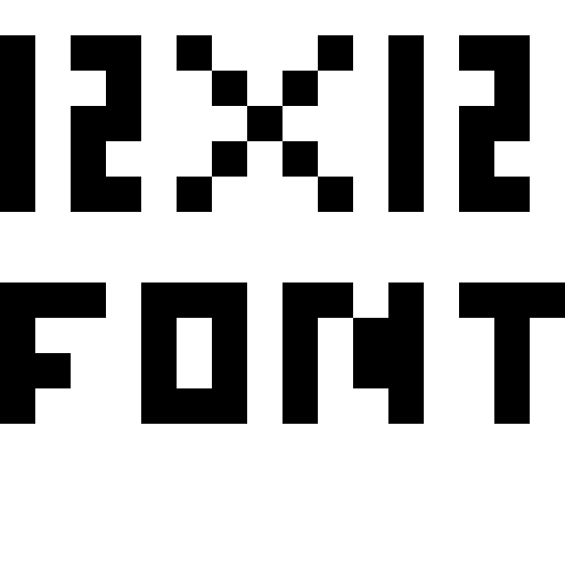 Font 12x12 by Bits&Soul studio