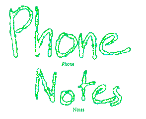 Phone Notes