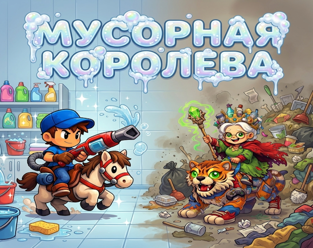 Cover image for Мусорная королева