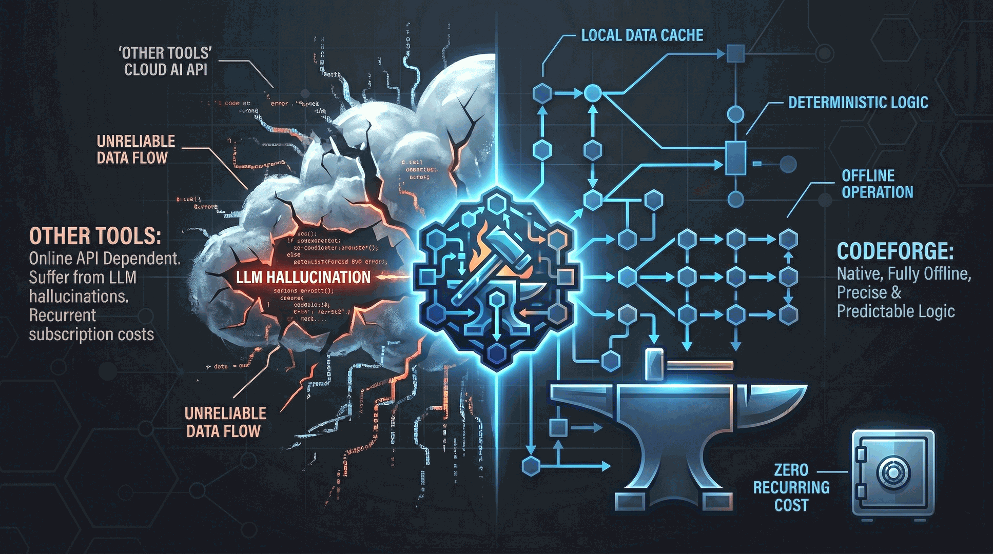 CodeForge: Native, node-based, offline visual C++ programming plugin for Unreal Engine