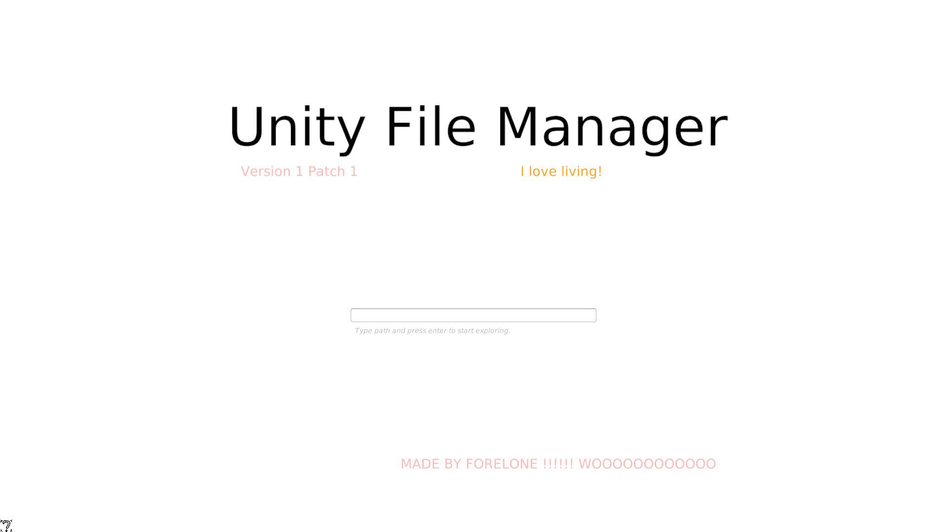 Unity File Manager by Forelone