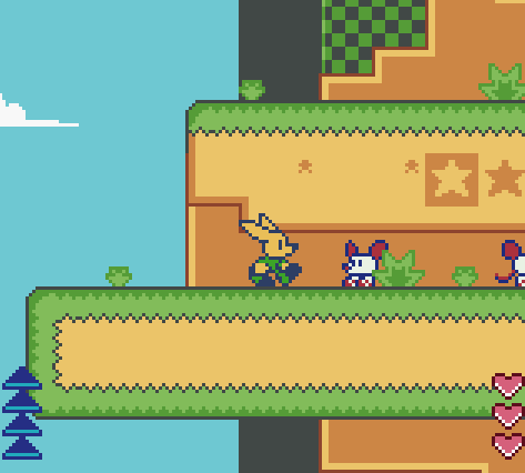 Koppy walking to the enemy mice