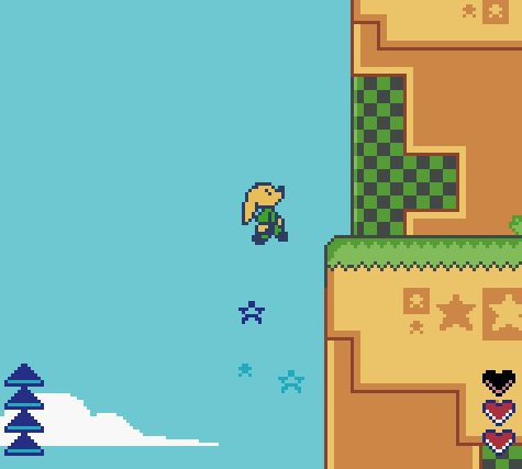 Koppy using his super jump