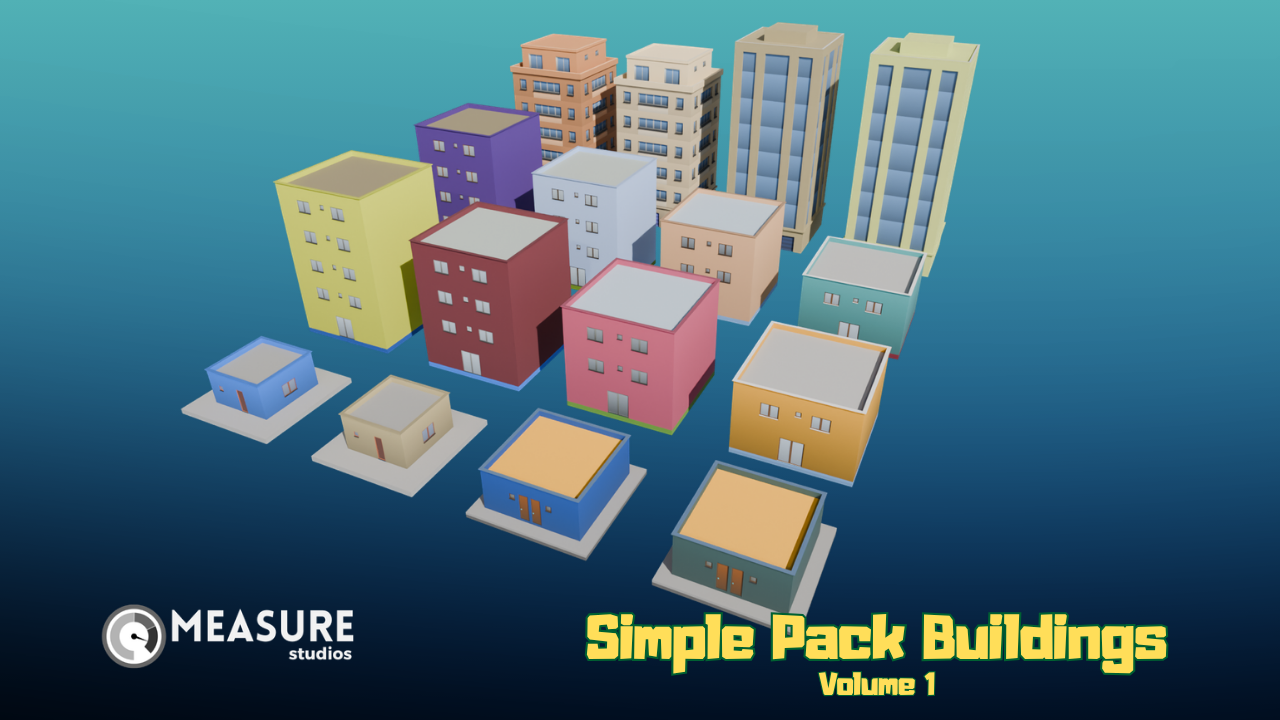 Simple Pack Buildings by Measure Studios