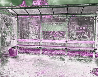 nameless bus stop