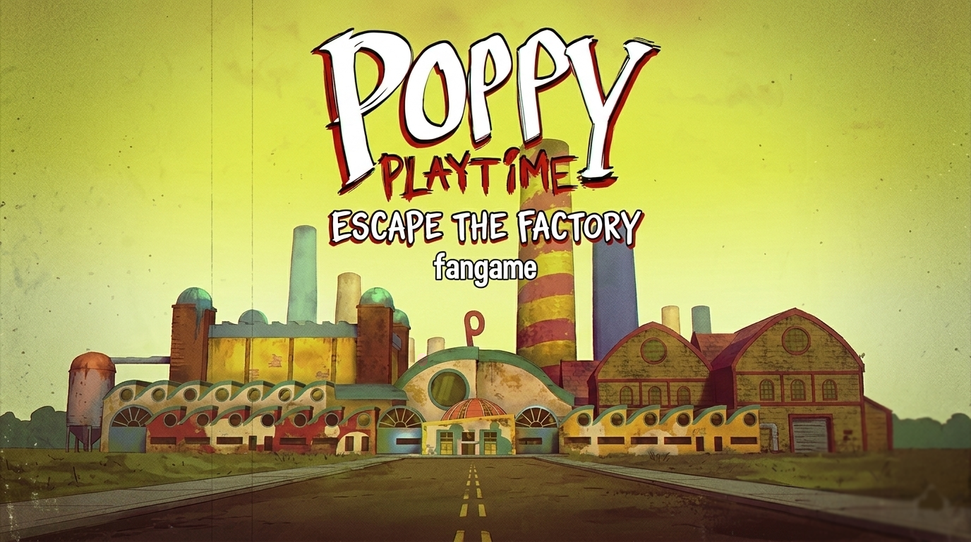 Escape from the factory Fangame Poppy playtime cover