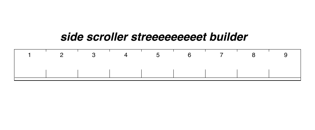 side scroller streeeeeeeeet builder/横版街道建造