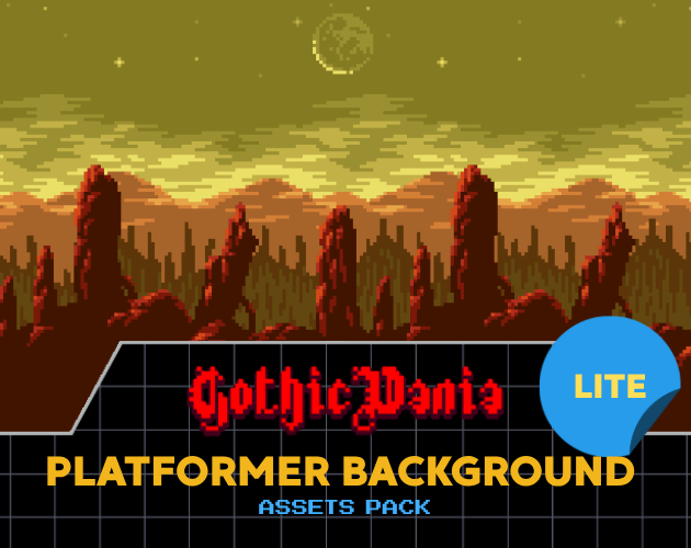 Orange Canyon - Background LITE