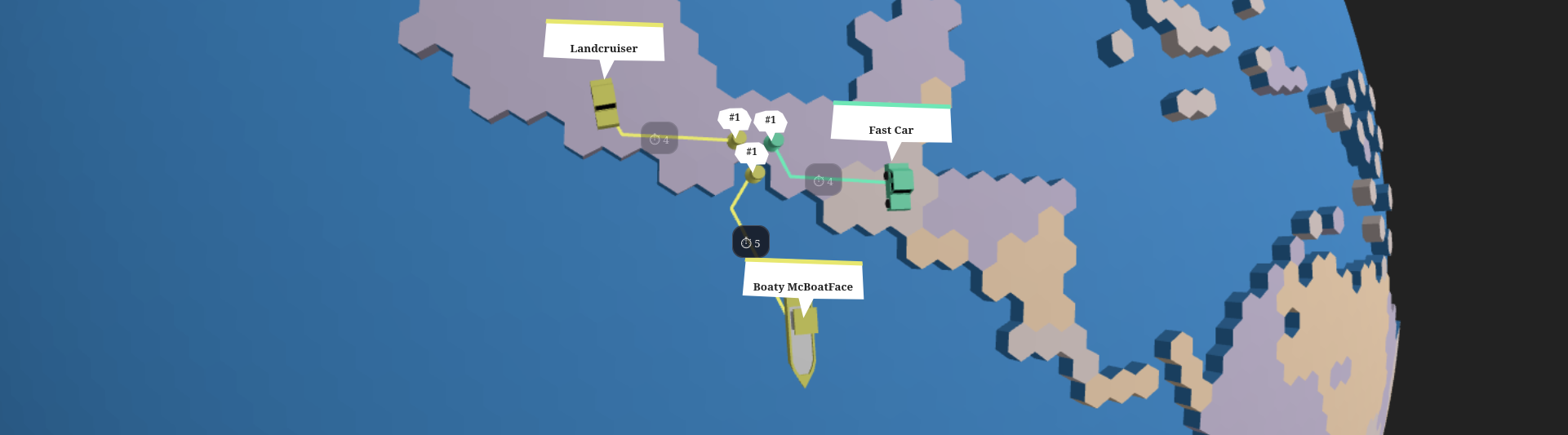 unnamed global delivery game