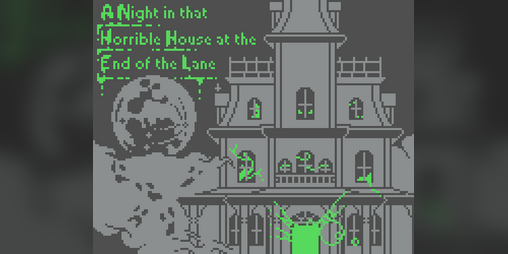 Cover image for A Night in that Horrible House at the End of the Lane