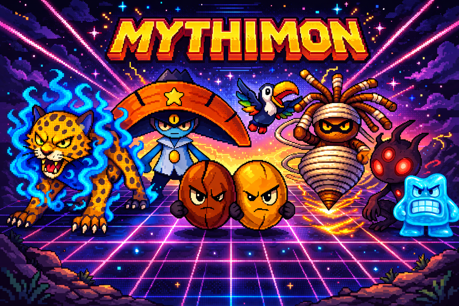 Cover image for Mythimon - Monster Tamer Game