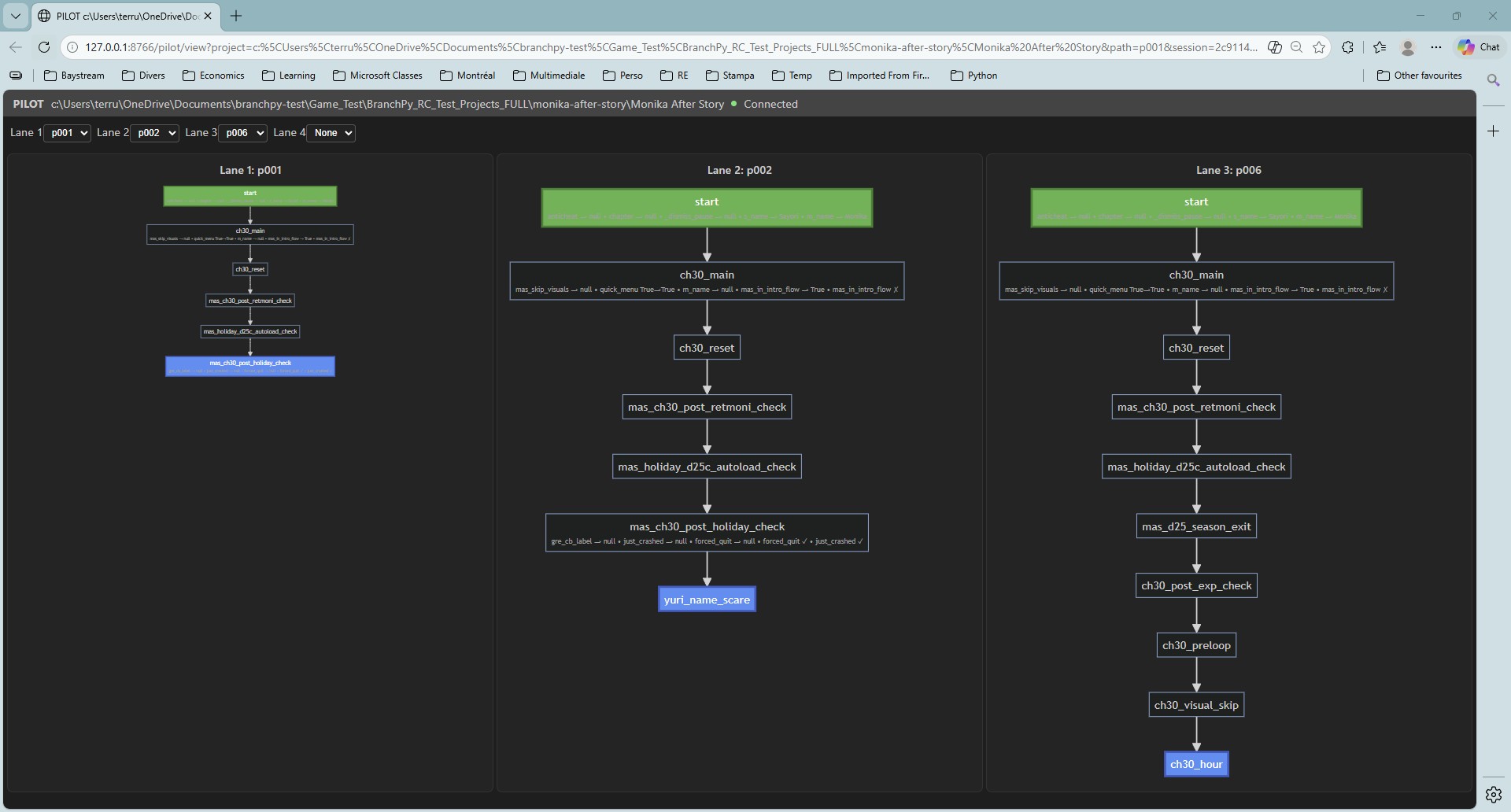 Compare Various Paths
