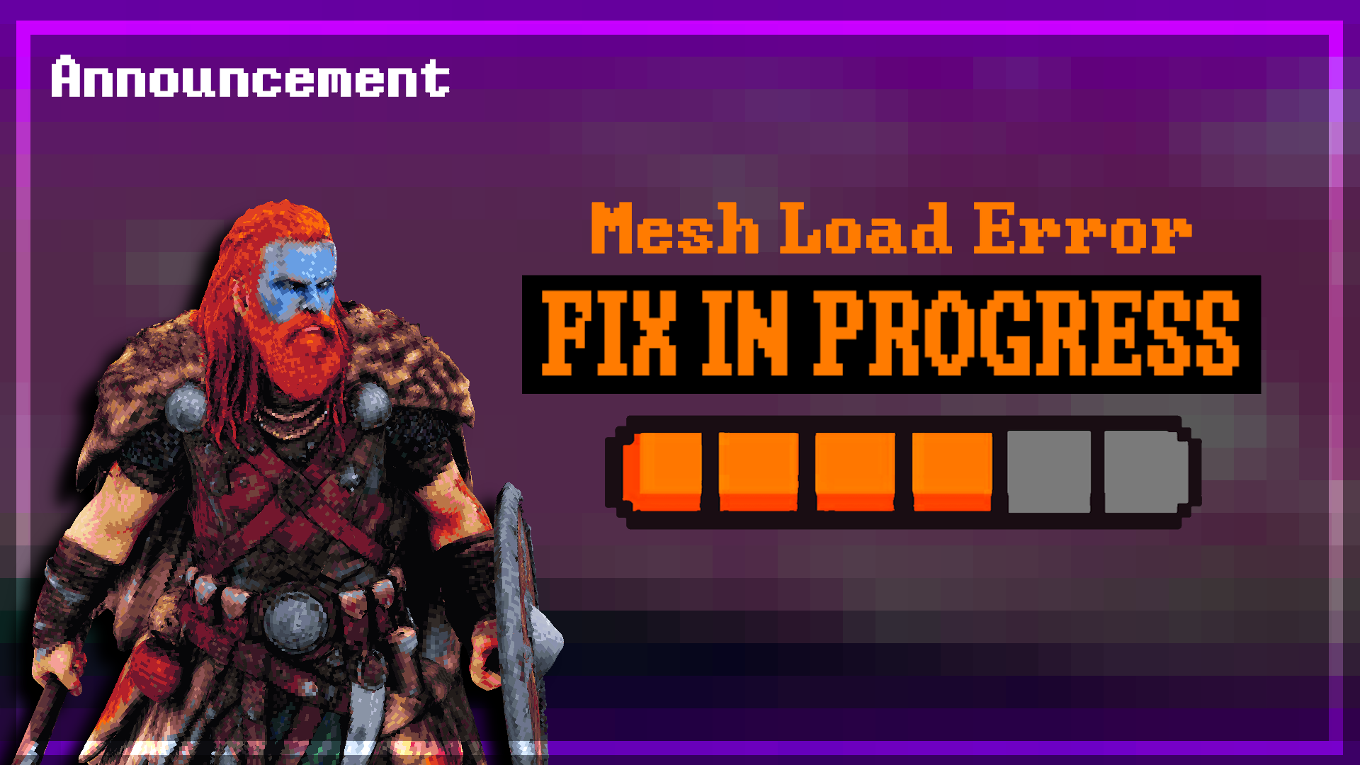 Known Issue: Mesh Load Error on Some Systems (Fix in Progress ...