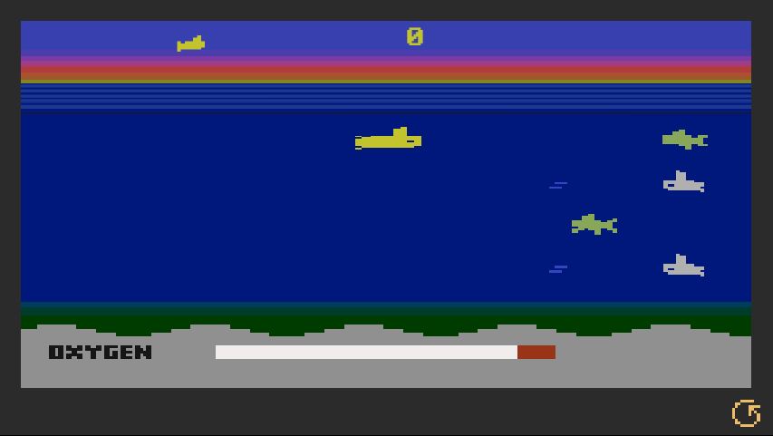 Seaquest (Atari 2600) copy by Abacatelro