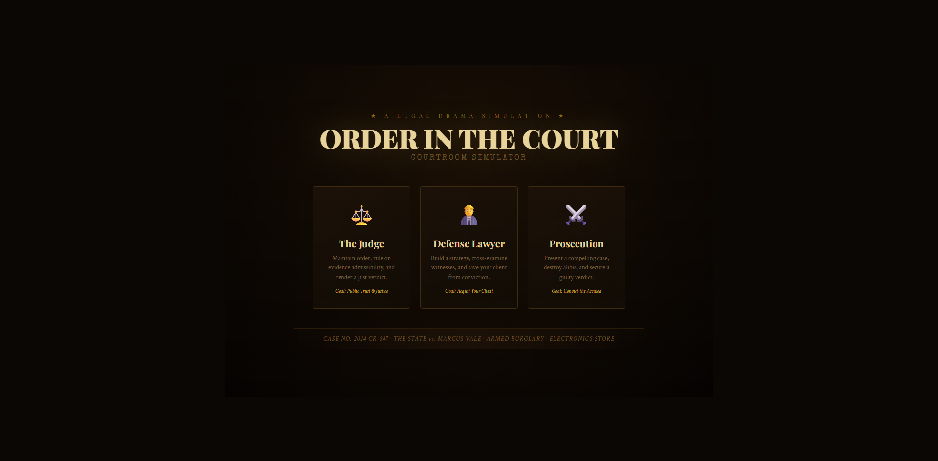 ORDER IN THE COURT! | COURTROOM SIMULATOR by evyatartetro5123