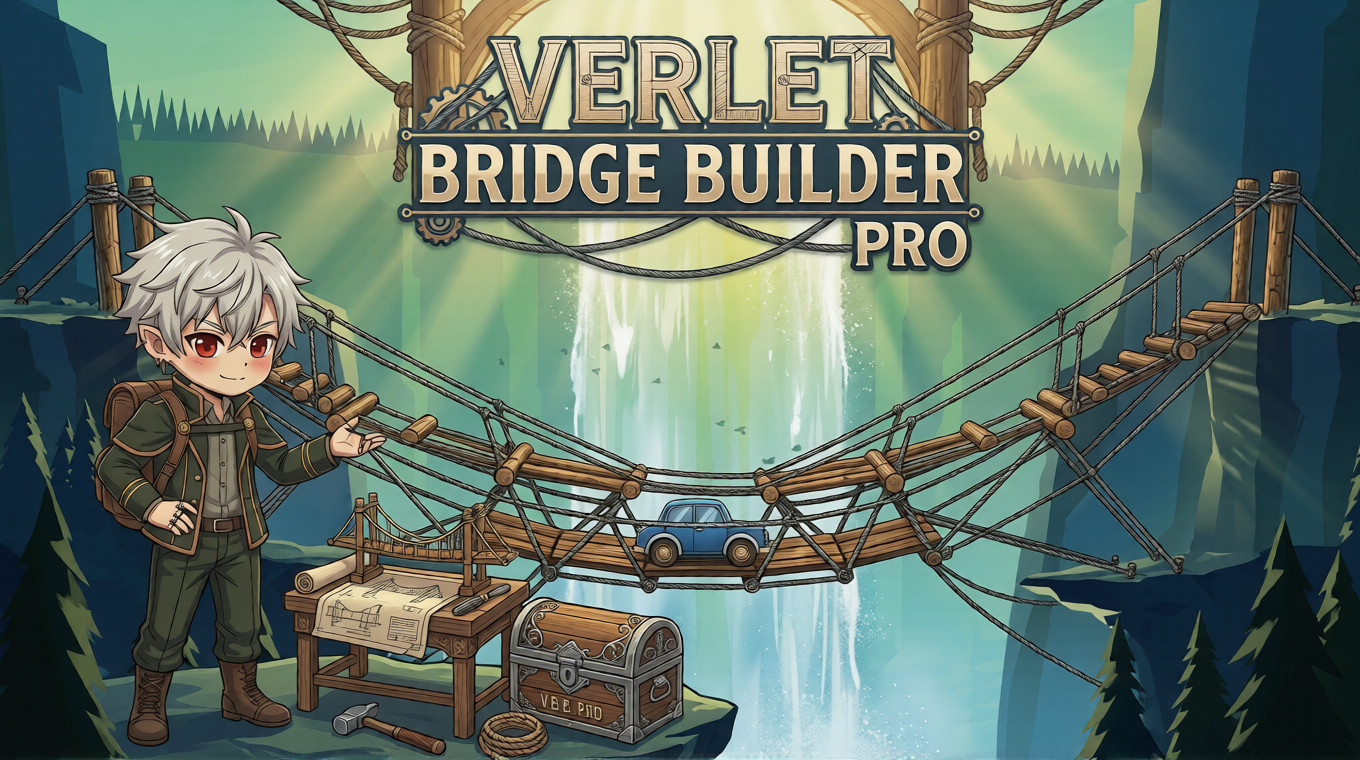 Verlet Bridge Builder Pro: Data-Driven Physics Engine by Heavy Akirihito