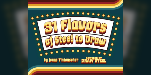 Cover image for 31 Flavors of Steel to Draw: Promptober 2025