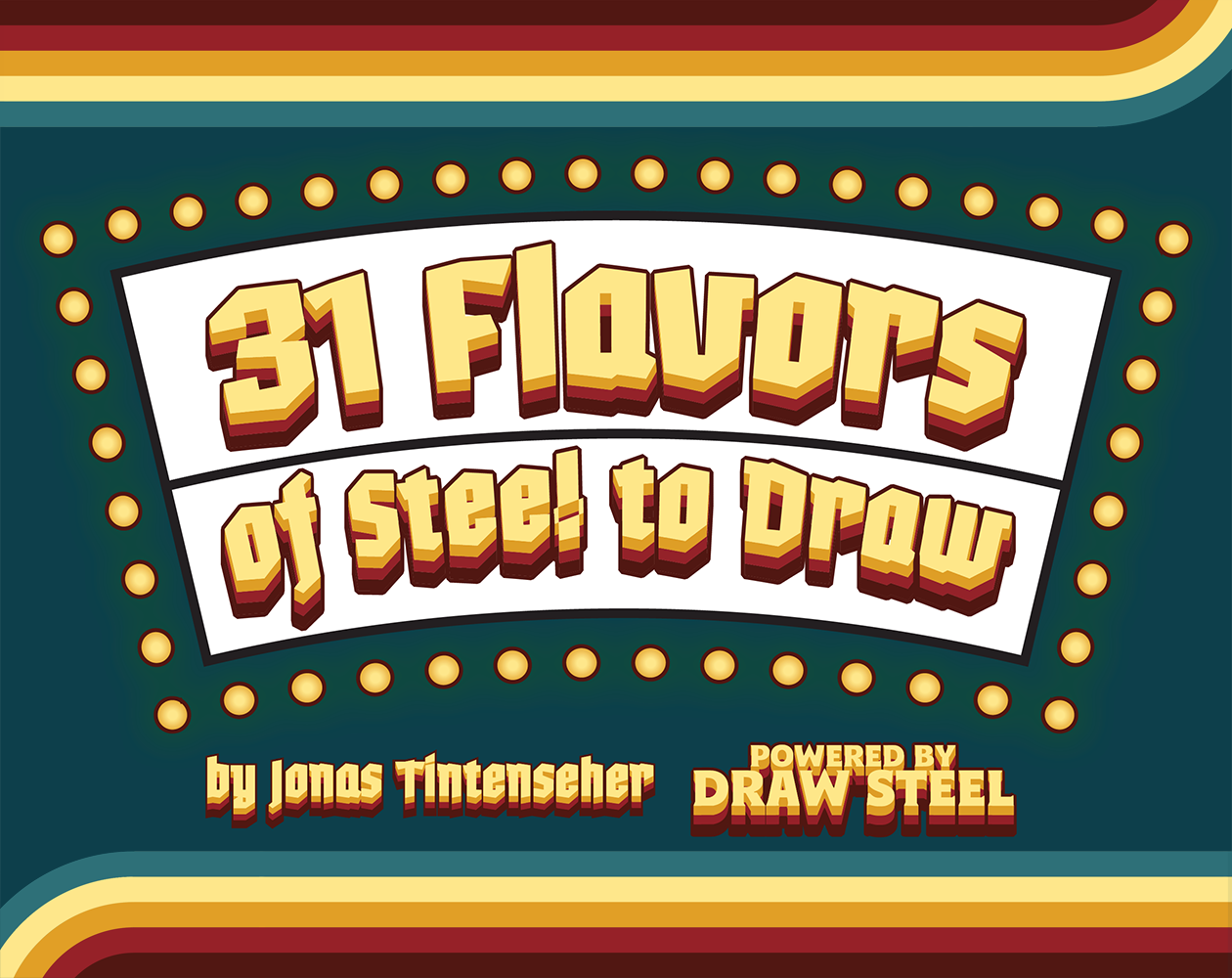 Cover image for 31 Flavors of Steel to Draw: Promptober 2025