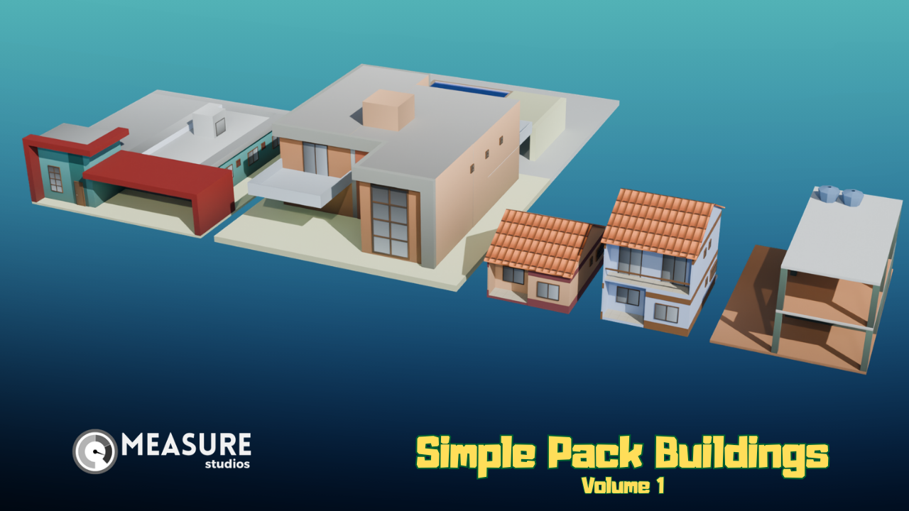 Simple Pack Buildings by Measure Studios