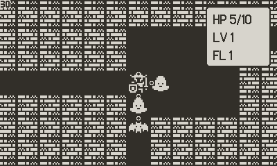 Gameplay showing the Ice Spell