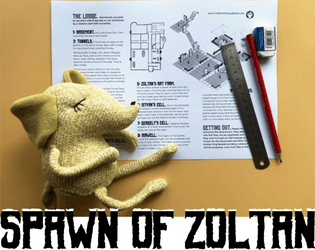 Spawn of Zoltan - a Troika! background   - Adorable mutant wolf-rat background for Troika! 
