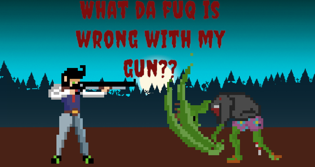 What da'fuq is wrong with my gun