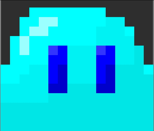 Sample Sprite Blue Blue slime sprite (16x16) by Eligamer5678