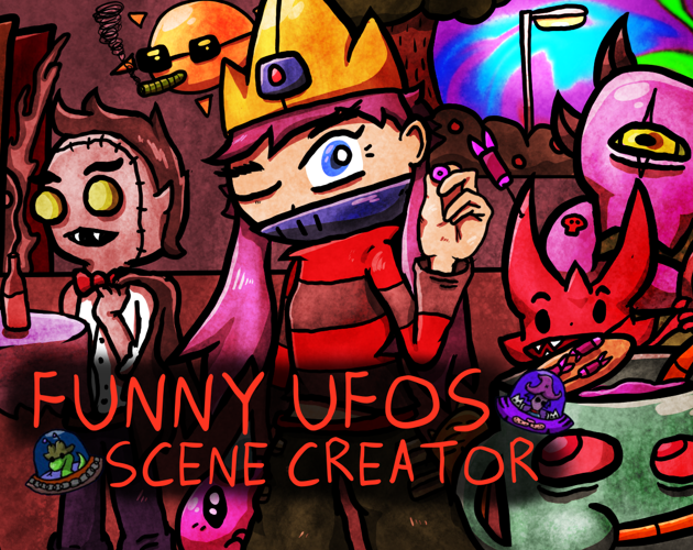 Cover image for Funny UFOs Scene Creator