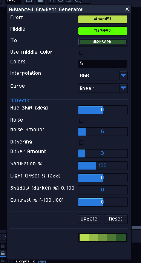 Advanced Sense Gradient Color Matching Advanced Gradient Generator by Kippensq