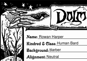 Cover image for Dolmenwood PreGen Characters