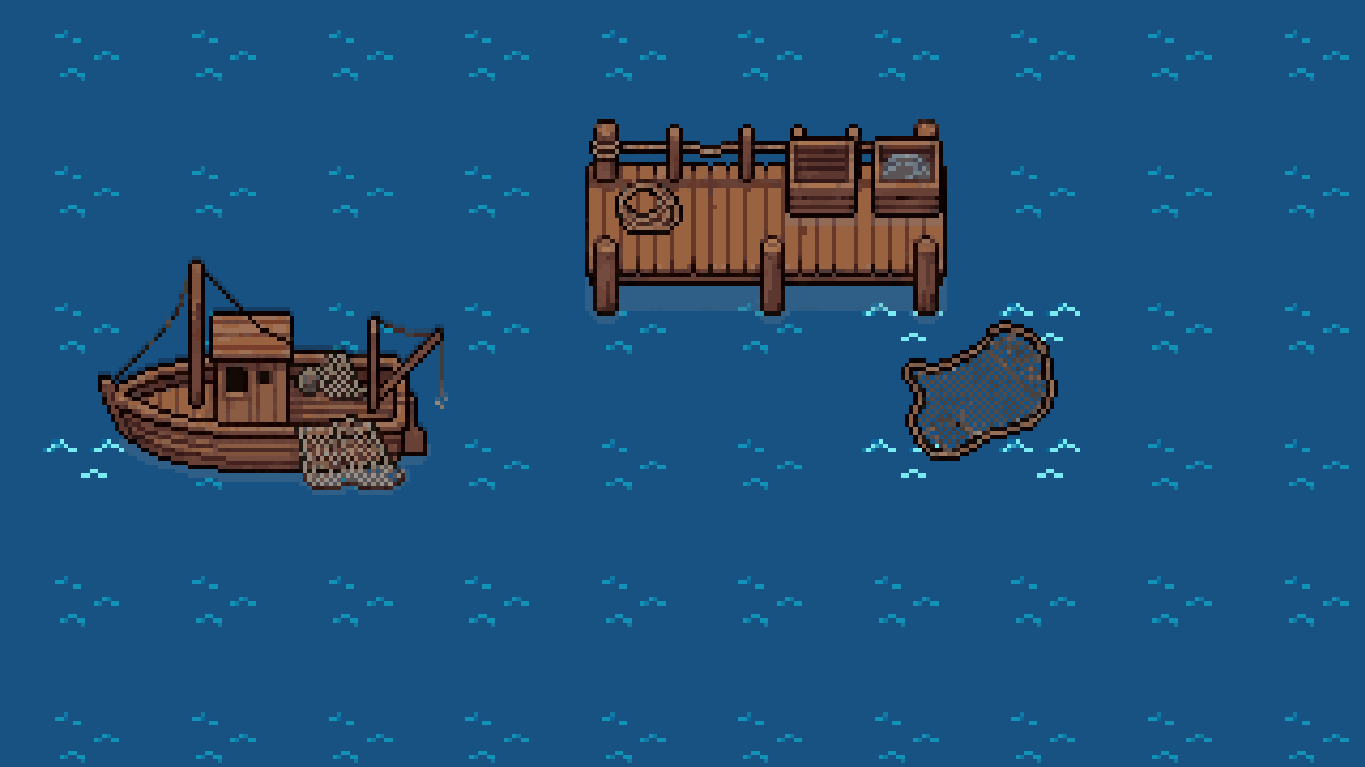 Boats & Docks Pack – Pixel Game Assets by MutterPixel Studio