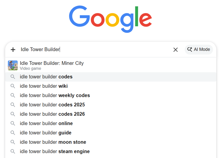 People search for codes for Idle Tower Builder People search for codes for Idle Tower Builder