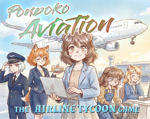 Cover image for Nikori's Ponpoko Aviation - THE Airline Tycoon Game