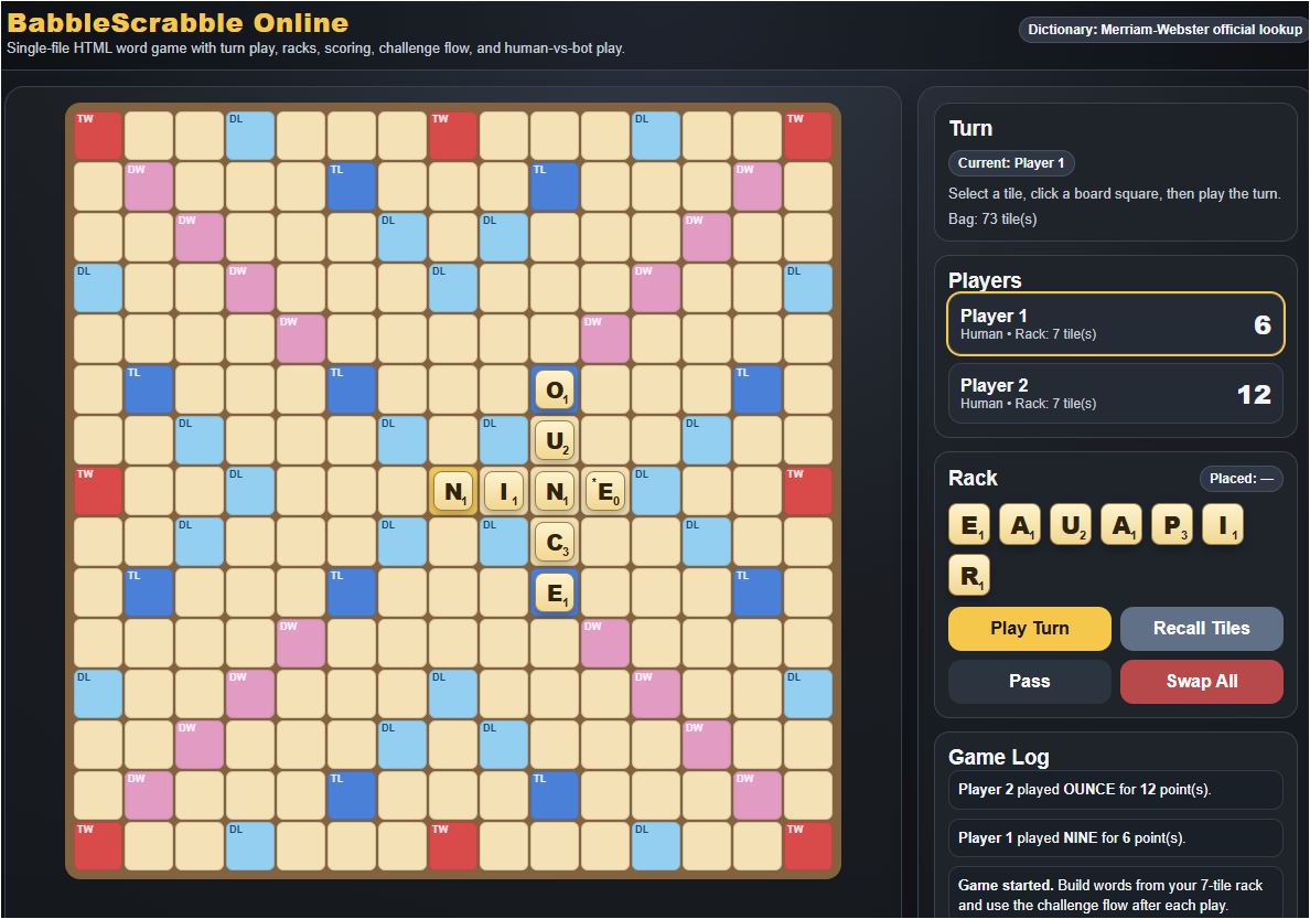 BabbleScrabble