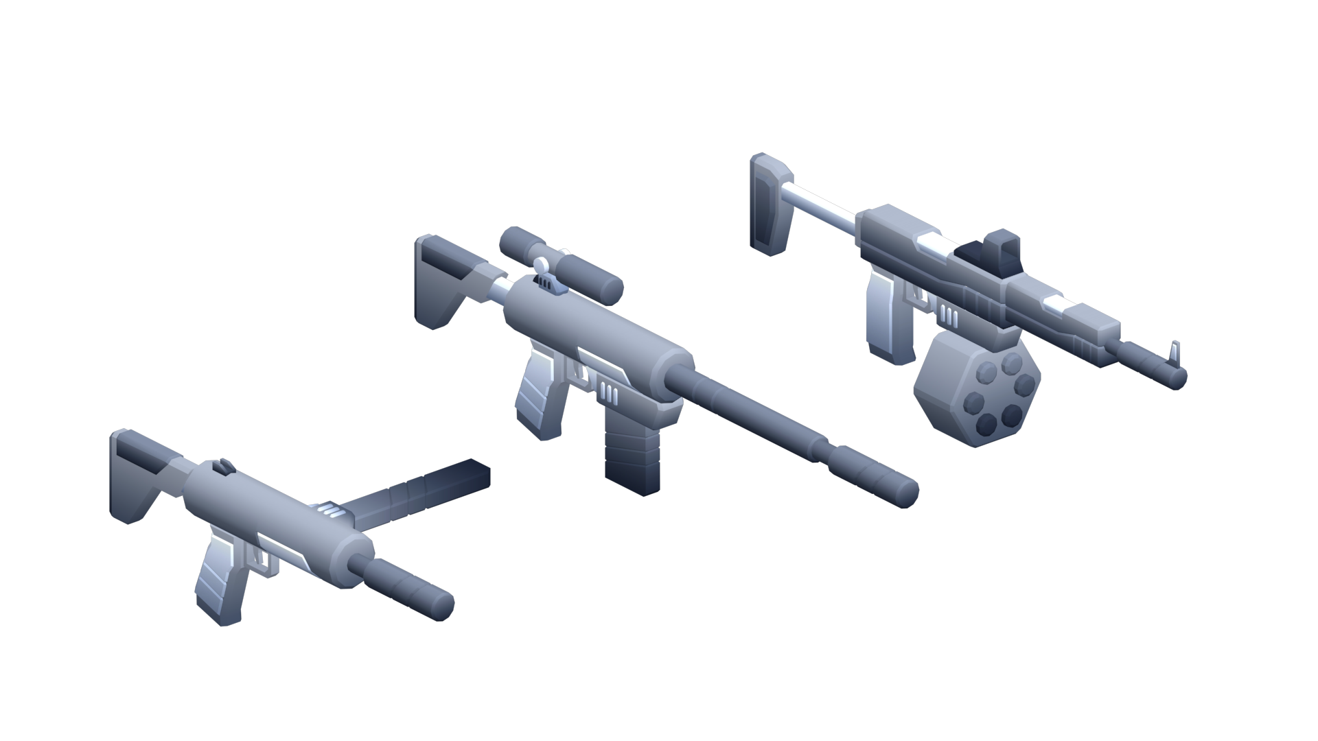 Simple Weapon Models (customizable)