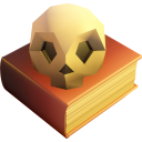 Skull on Book